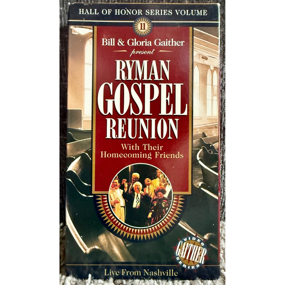 Gaither Ryman Gospel Reunion VHS Live Nashville Homecoming 1995